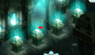 11) Allez au milieu, entre les arches de la porte